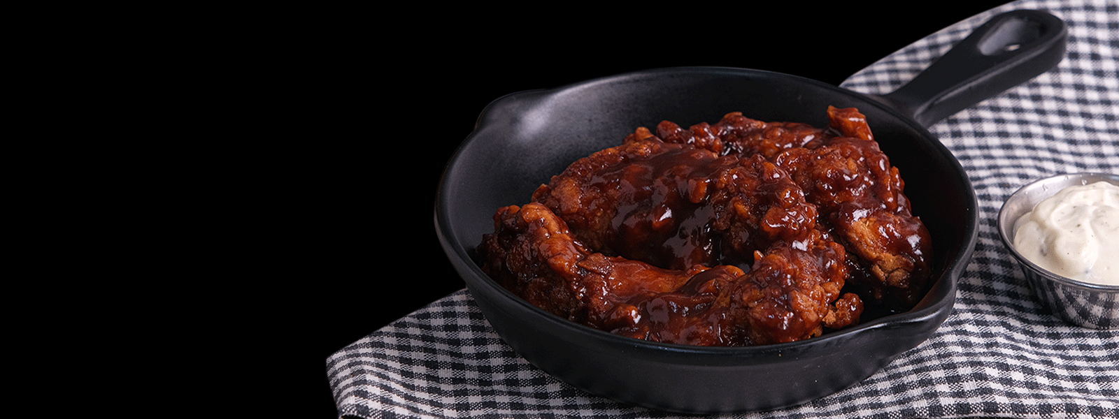 bbq strips half portion