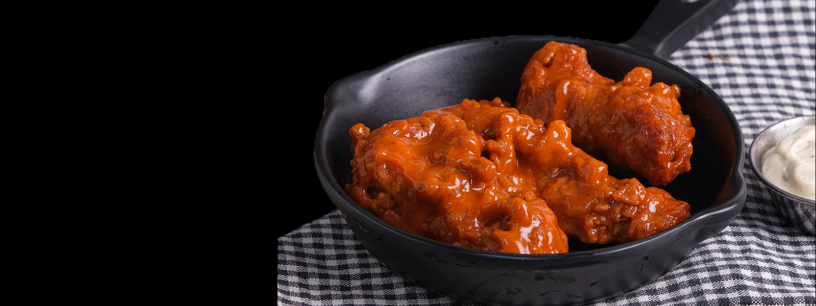 buffalo strips half portion